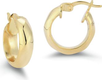 Chloe and Madison Small Twist Hoop Earrings in Gold at Nordstrom Rack