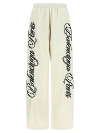 Balenciaga Womens Cursive Reversible Pants