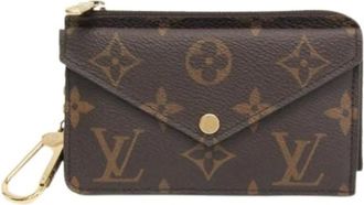 Louis Vuitton Pre-owned Card Holder Recto Verso M69431 - unisex - Vintage Accessoires - Bruin - ONE Size - Leer - Vintage