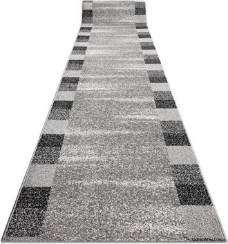 RugsX Rugsx - Alfombra De Pasillo Silver Etna Marco, Arena - Gris 100cm Grey 100x340 Cm
