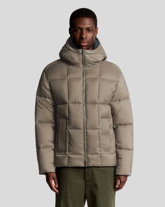 Lyle & Scott Square Cocoon Puffer Jacket - Bruin