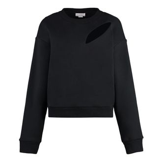 Alexander McQueen Dames, Sweatshirts & Hoodies, Zwart, Maat: XS Katoen