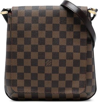 Louis Vuitton 2005 Damier Ebene Musette Salsa Long Strap crossbody bag - Bruin