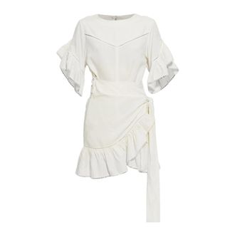 Isabel Marant Dames, Jurken, Wit, Maat: XS Linnen