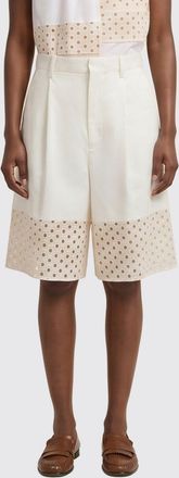 Marni Pantaloncini in cotone con inserti in Sangallo