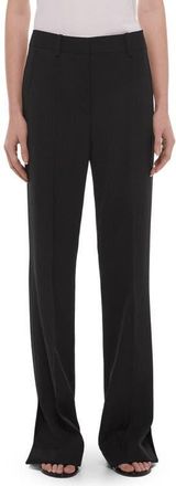 Helmut Lang Wool Gabardine Bootcut Pants in Black at Nordstrom, Size 10