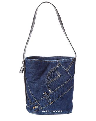 Marc Jacobs Pieced Denim Drifter Bucket Bag