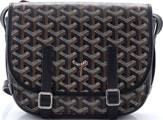 Goyard Belvedere Messenger Bag Coated Canvas with Leather PM