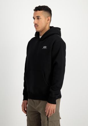 Alpha Industries Hoodie ALPHA INDUSTRIES Basic Hoodie SL TPU, Herren, Gr. XXL, schwarz (schwarz, chrome), Obermaterial: 80% Baumwolle, 20% Polyester, regular fit, Swea