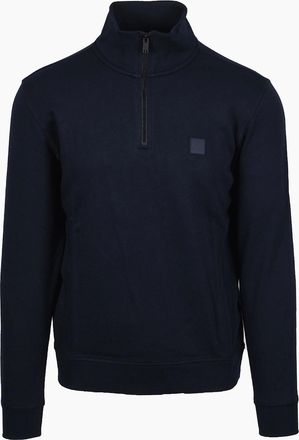 HUGO BOSS Mens Boss Orange ZETRUST SWEATSHIRT DARK BLUE - Navy - Size: SIZE 3xl
