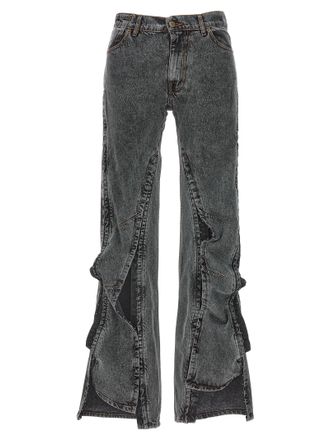 Y / Project Y/Project Womens Hook And Eye Jeans