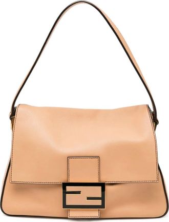 Fendi Borsa a spalla Mamma Baguette - Marrone