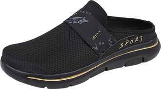 Generic Clogs Garden Shoes Mesh Breathable Non Slip Rubber Soft Sole Foam Shoes Arch Support Orthopedic Shoes Lightweight Closed Toe Stretch Walking Shoes Com