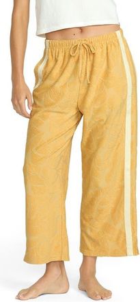 Billabong Sun Palm Jacquard Terry Pants in Gold Coast at Nordstrom, Size Large
