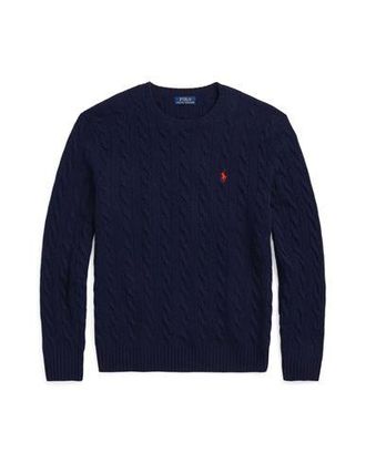 Ralph Lauren CABLE-KNIT WOOL-CASHMERE SWEATER