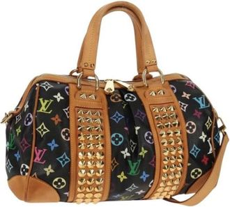 Louis Vuitton Pre-owned Handbags, female, Black, Size: ONE SIZE Pre-owned Vintage Canvas Handbag