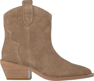 Alma En Pena Cowboy platte laars - Dames - Cowboylaarzen - Beige - 39 EU - Schoenen