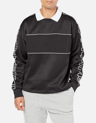Diesel Mens DIESEL S-ACORD 0KUTA Mens Crew Neck Sweatshirt Stretch Pullover Jumper Black S M - Size: 36