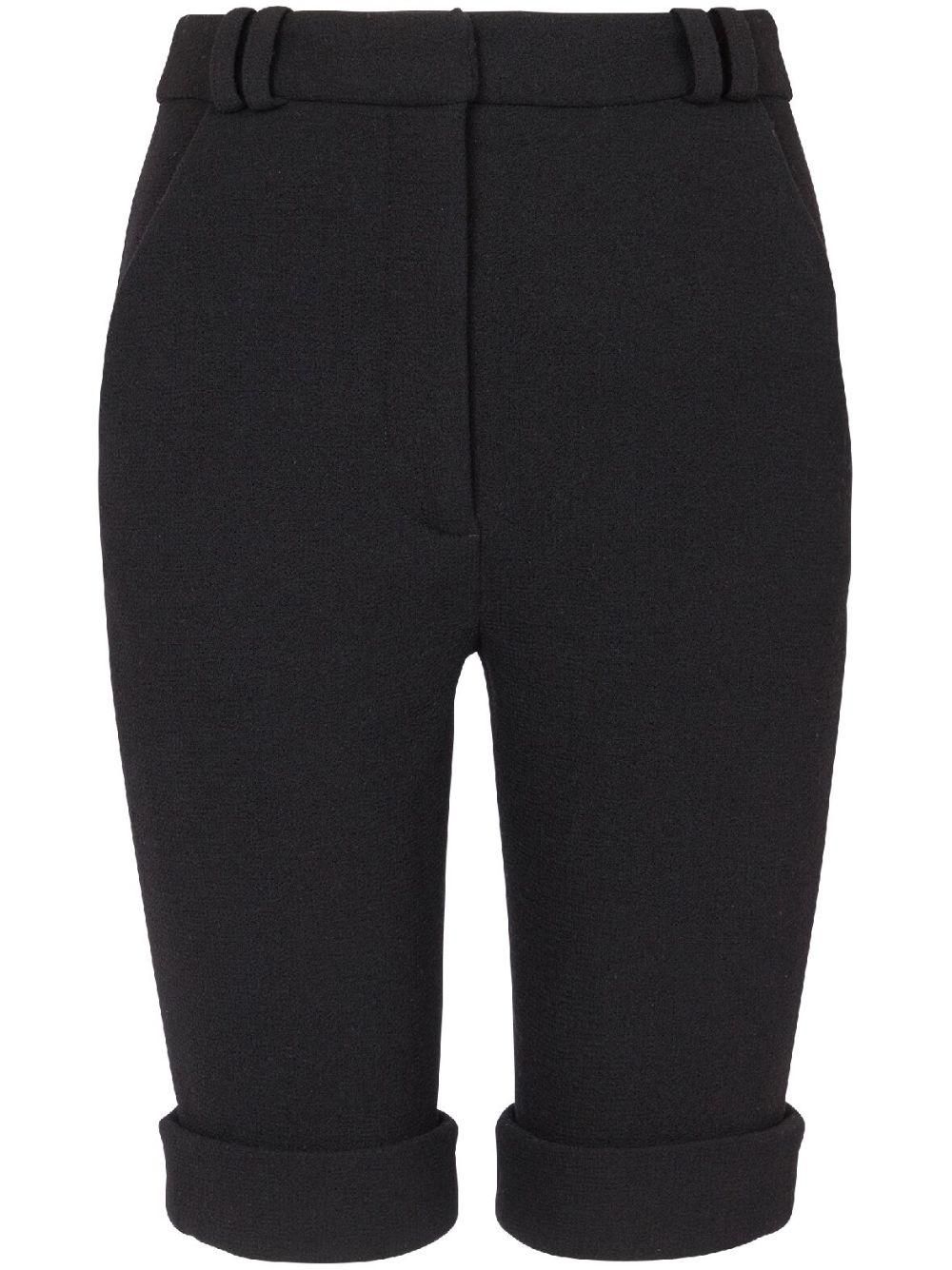 パンツ BALMAIN Women Shorts  Burmudas DF0PQ310WC09 0PA Black Women's Balmain Shorts - up to −84% | Stylight
