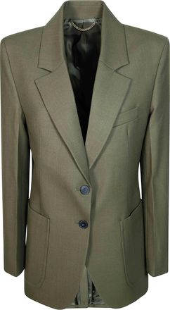 Victoria Beckham Green Katherine Tailored Blazer