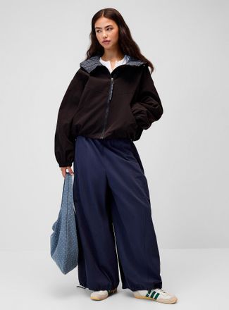 Twik Womens Contrast inner hooded jacket