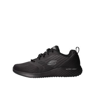Skechers Mens Bounder - Verkona Shoes, 6.5 UK, Black/Black