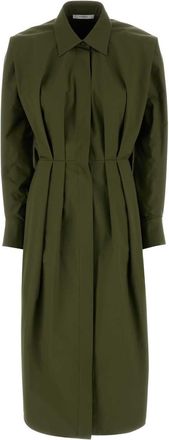 Givenchy Khaki Poplin Shirt Dress
