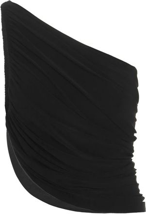 Norma Kamali Dames, Tops, Zwart, Maat: L Spandex