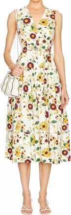 Ulla Johnson Kiran Dress In White Iris