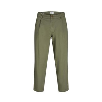 Jack & Jones Groene Chino Broek Regular Fit - Heren - Chinos - Groen - W33 L34 - Katoen - Broeken