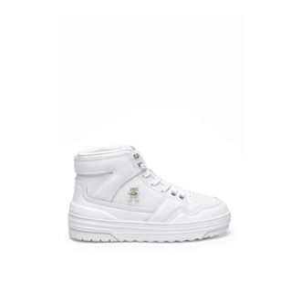 Tommy Hilfiger Schoenen, Dames, Wit, 39 EU, Leer, Basket Hi