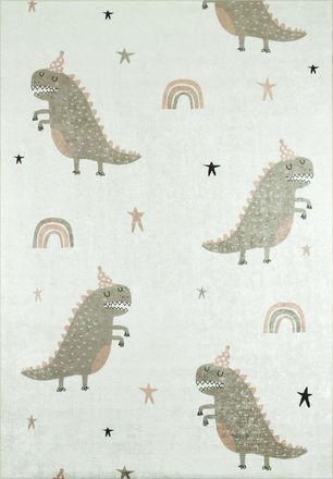 Nazar Rugs Alfombra infantil dinosaurio verde 160x230