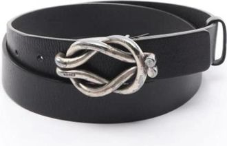 Gucci Pre-owned Belts, male, Black, Size: ONE SIZE Pre-owned Leather belts