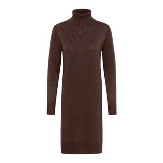 Saint Tropez Jurken - Dames - Jurken - Bruin - Maat: XS