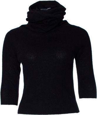 Joseph cashmere top with extra long turtleneck