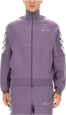 3.Paradis Track Jacket Unity - Heren - Vesten met rits - Paars - M - Katoen - Hoodies & sweatvesten
