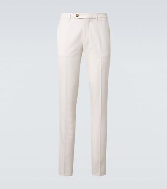 Brunello Cucinelli Cotton slim pants
