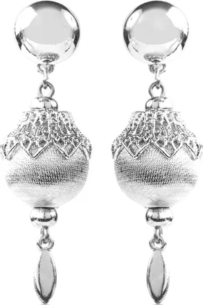 Monet Jewelry Orecchini a clip Filigree anni 60 - Argento