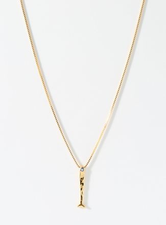 Tateossian Mens Feng Shui Fish necklace