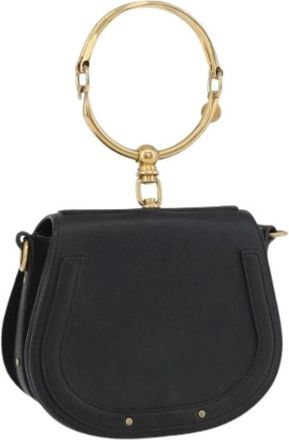 Chlo&eacute; Pre-owned Handbags, female, Black, Size: ONE SIZE Pre-owned Hand Bag