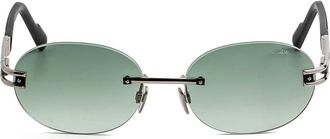 Cazal Occhiali da sole ovali - Argento