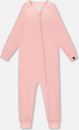 Deux par Deux One-Piece Thermal Underwear in Dusty Pink at Nordstrom, Size 18M