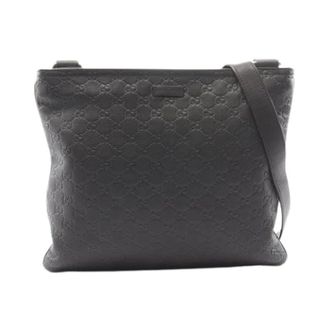 Gucci Vintage, unisex, Bruin, ONE Size, Leer, Pre-owned Vintage Shoulder Bag