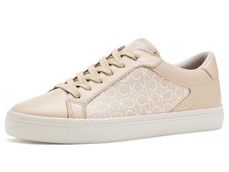 Calvin Klein Carlise Womens Shoes Ivory Logo : 6.5 M, Leather