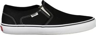 Vans Zwarte Polyester Sneaker - Heren - Sneakers - Zwart - 42 EU - Polyester - Schoenen