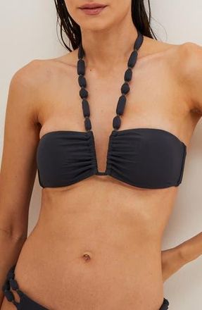 Vix Atena Carol Bikini Top in Grey at Nordstrom Rack, Size X-Large