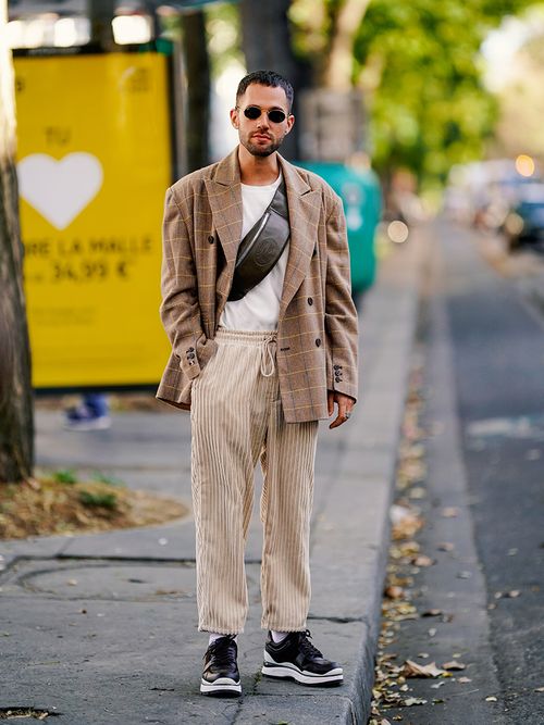 monochromatic menswear, beige men's clothing, what is monochromatic style