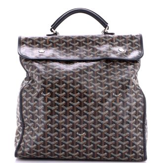 Goyard Saint Leger Briefcase Backpack Coated Canvas