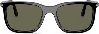 Persol Occhiali da sole Renzo rettangolari - Nero