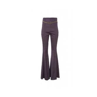Elisabetta Franchi Dames, Broeken, Paars, Maat: M